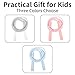 Jump Ropes Kids, Adjustable Children Jump Rope with ABS Handles and PVC Rope for Child Student Toddler (Blue)