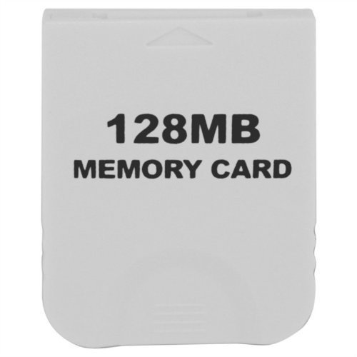 eForBuddy 128MB Memory Card for Nintendo Wii, White
