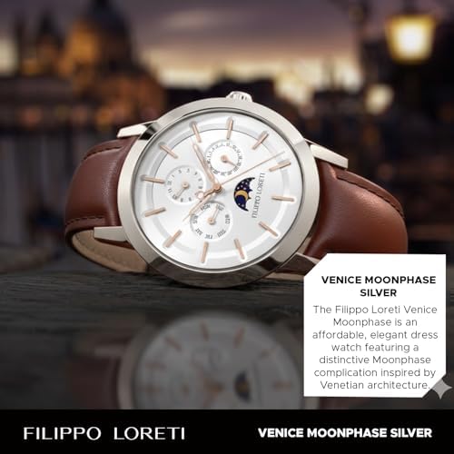 FILIPPO LORETI Venice - Italian Design Moonphase Watches 40mm