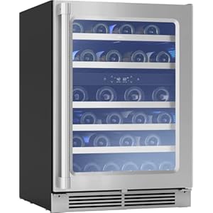 Zephyr Presrv 24″ Wine Fridge Dual Zone Unde...