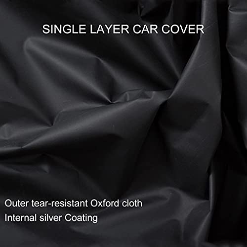 Image of Car Cover Compatible with Mercedes-Benz SLK /SLC 180 200 230 250 250d 280 300 320 350 250 CDI 32 AMG 55 AMG, Waterproof Dustproof Weatherproof Car Tarpaulin with 4 Windproof Straps