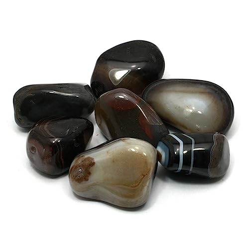 CrystalAge Banded Onyx Tumble Stone (25-30mm)