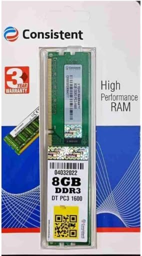 Image of Consistent 8GB DDR3 Desktop RAM,1600MHz