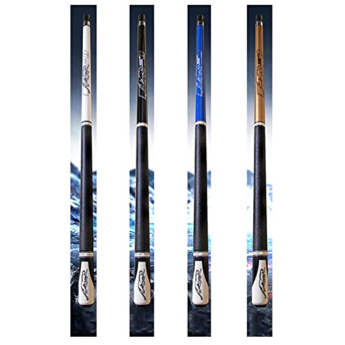 Taco de billar maple 146 cm, empuñadura cuero azul, punta 13 mm miniatura 7