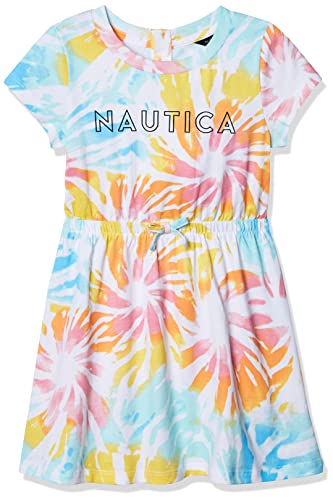 Nautica 25NSSFH03R-100-PC Girls' Short Sleeve Fashion Dress cover