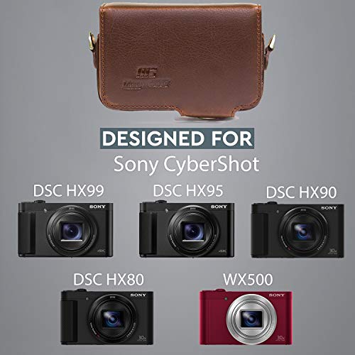 Funda MegaGear de cuero para cámara Sony Cyber-shot miniatura 5