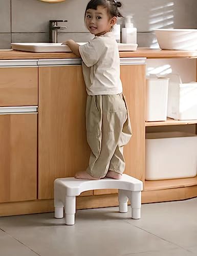 Taboret toaletowy o regulowanej wysokości 15-21 cm dla łagodzenia zaparć i wsparcia hemoroidów wyrównuje okrężnicę dla szybszej ulgi w łazience, wygodny i łatwy w użyciu pomoc