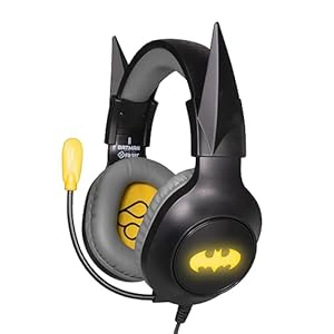 FRTEC Batman Gaming-Headset mit abnehmbaren Ohren