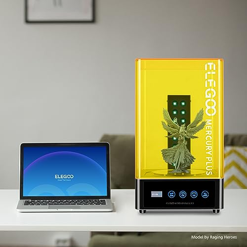 ELEGOO Mercury Plus 2.0 Wash and Cure Station V2 for Mars Photon S Photon Mono LCD SLA DLP 3D Printer Models