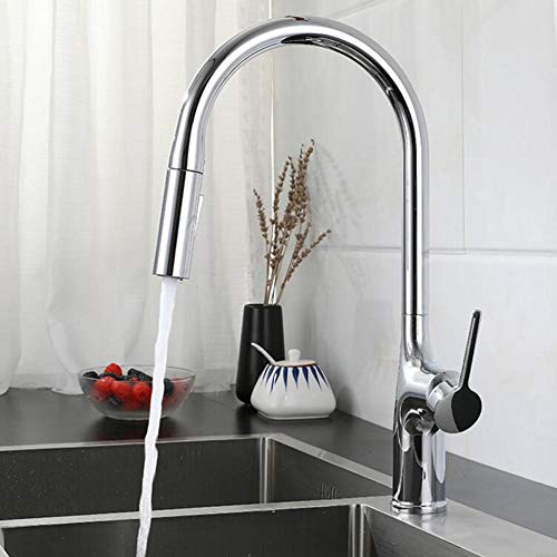 Grifo de cocina para evitar salpicaduras con boquilla selectora y control monomando suave 2