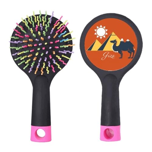 Brosse démêlante coussin Égypte anti-nœuds pour cheveux sans douleur