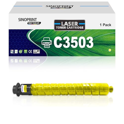 Toner jaune MPC3503 compatible Ricoh MP C3003 C3503 C3004 C3504
