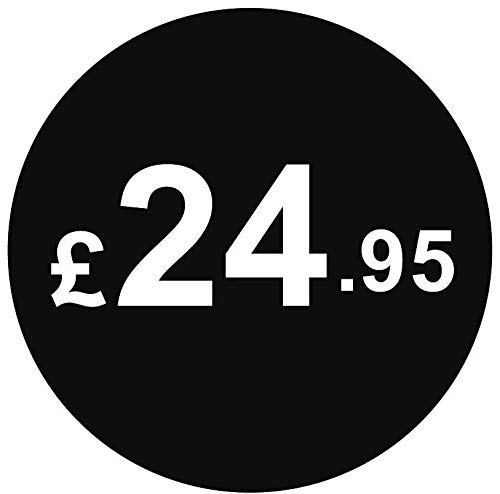 £ Black Price Stickers - 20mm, £24.95, 80 — image 1