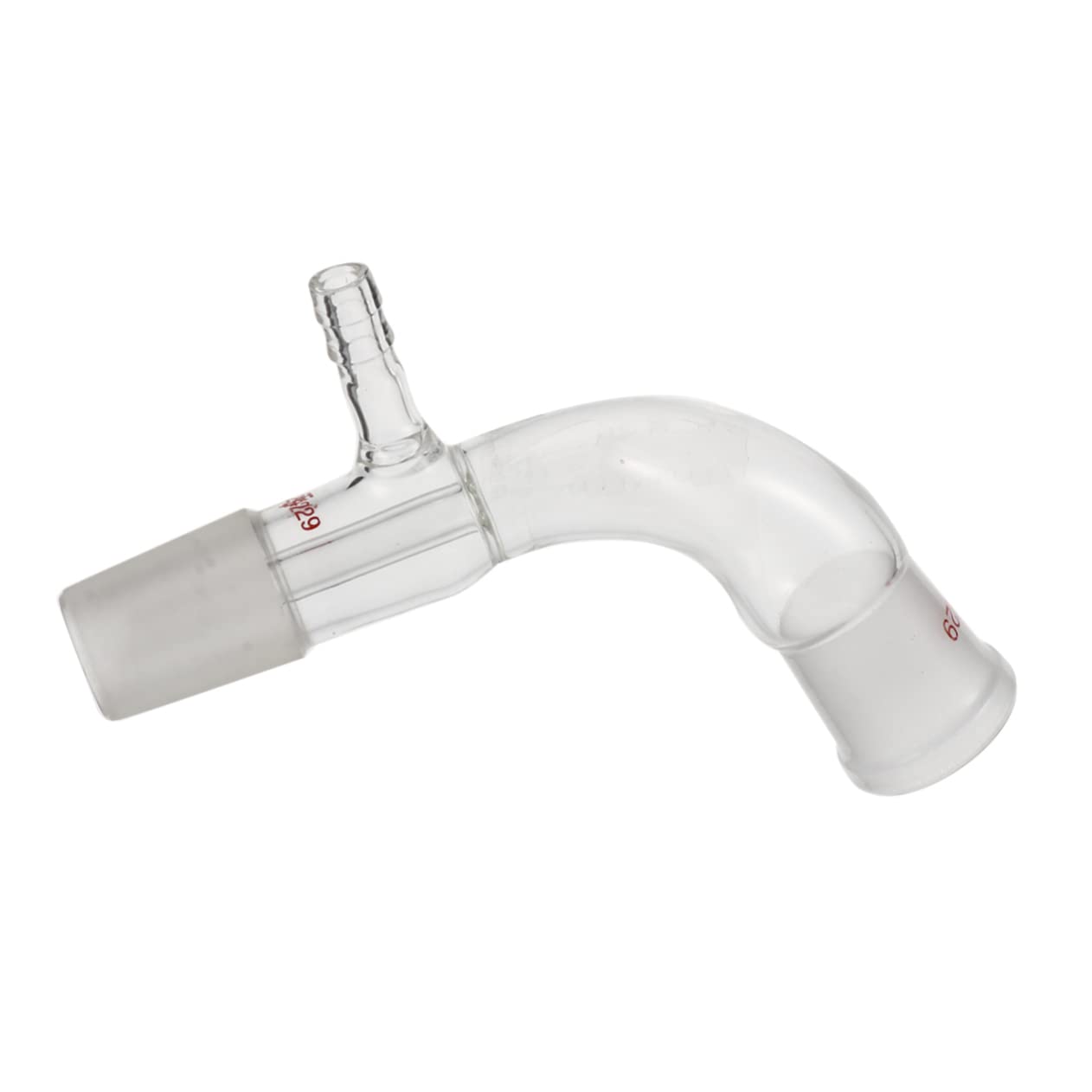 Glass Distillation Connecting Tube Laboratory Vacuum Take-off Adapter Chemistry Class Supplies