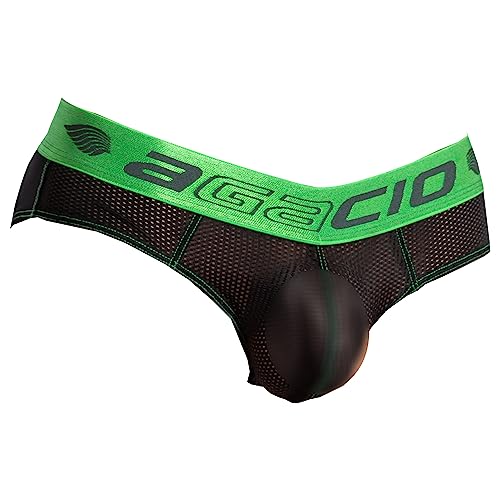 Mens Sexy Bikini Enhancing Mesh Pouch Breathable Comfy Brief G-String Sporty Thong Jockstrap Underwear