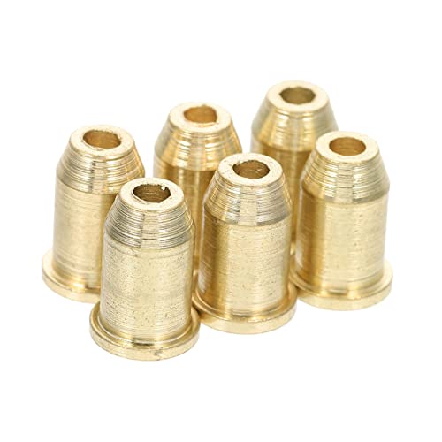 QUMIIRITY 6個ギター弦バックル 弦ホルダー ギターパーツ 交換用 アクセサリー 音響性能対応