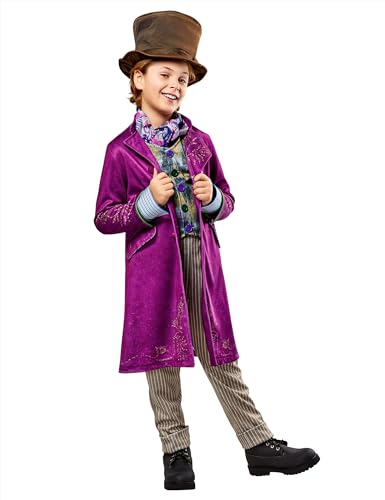 Rubies at Party City Wonka: Willy Wonka Costume for Kids Boys Medium