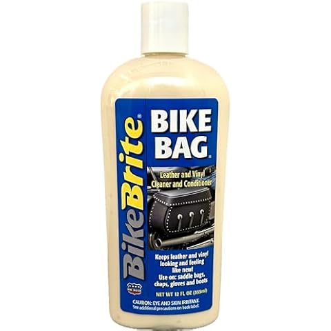 Bike Brite MC00048 Bike Bag Leather and Vinyl Cleaner and Conditioner - 12 fl. oz, Beige Cover