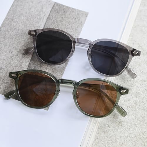 Polarized Sunglasses Retro Women Korean Style Ultralight Round Sun Glasses Men Tr90 Frame Unisex Eyewear4