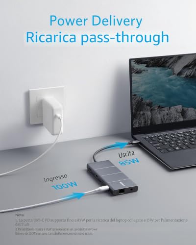 Hub USB C 11 in 1 100W - Hub USB - Immagine 2