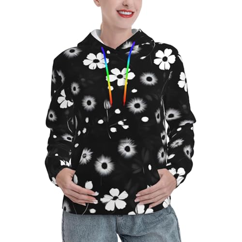 Sweat à capuche femme ajusté fini les pulls amples avec ce floral EdWal