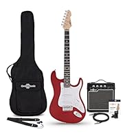 Everything a budding guitarist needs! Playing is easy thanks to the LA's comfortable neck and lightweight body Portable amp offers a 2-band EQ plus headphone output for quiet practice Includes spare strings, gig bag, picks, strap, cable and guitar tu...