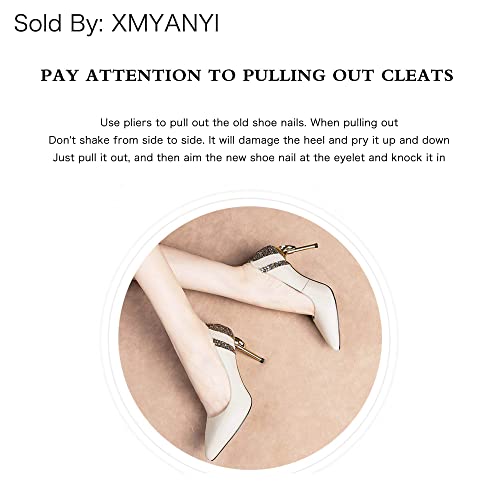 Image of SooGree Heel Caps Cover High Heel Caps Protectors Heels Tips Replacement Kits Dowels for High Heel Shoes (10 Pairs Clear)
