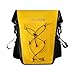 RNXRZANK Bike Seat Storage Bag with Handle for Cycling Accessories, Yellow