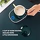 Kaffeewärmer, Tassenwärmer Getränkewärmer, Tassenwärmer, USB-Tassenwärmer, Becherwärmer, Elektrischer Kaffeewärmer, für Tee/Wasser/Milch Wärmeplatte, USB-Anschluss, Dunkelgrün