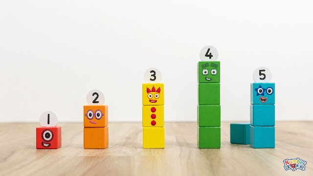 Amazon.co.jp: Numberblocks ナンバーブロックス 木製ブロック 1-5 数