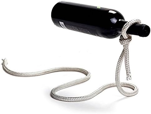 Magic Rope Wine Bottle Holder Floating Illusion Rack Stand