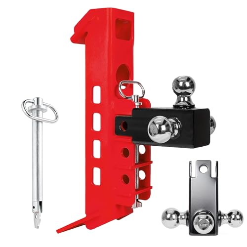 Heavy Skid Steer Hitch Attachment 3-Ball Trailer