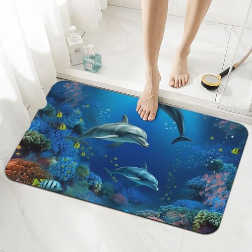 Tapis de bain antidérapant en pierre contre le sol mouillé - 5