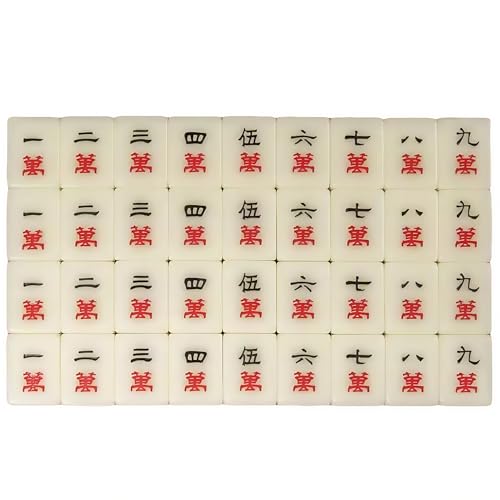 Set de Fichas de Mahjong Tradicional Chino miniatura 2