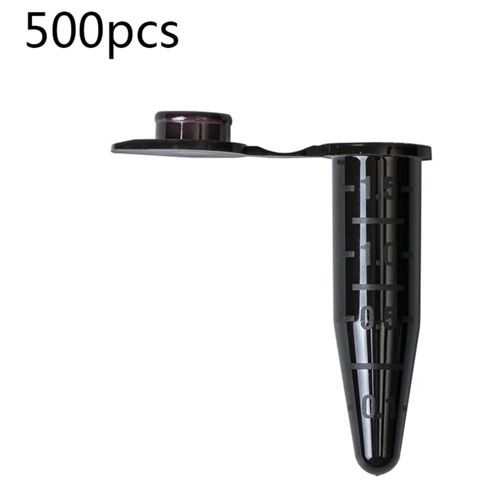 Szkło laboratoryjne 500 probówek wirówkowych do mikrowirówki, wielokolorowe, 1,5 ml, ze spiczastym lub zwężającym się dnem. (Brown 1.5mL)