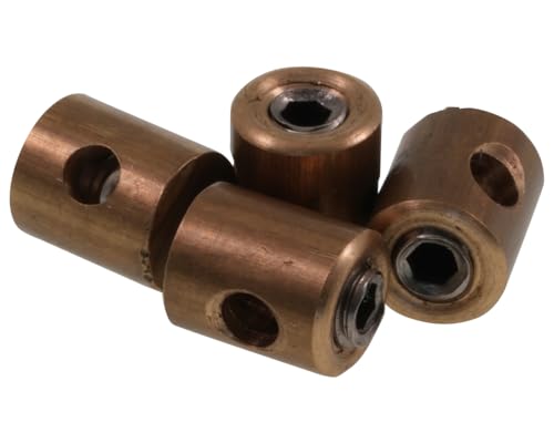 4 Stück Schraubnippel, aussen 6mm, Gesamtlänge 9mm, Gaszug Bremszug Bowdenzug Universal Nippel, Motorrad, Mofa, Roller, Moped, Quad und andere Zweiräder