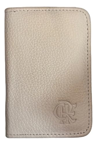 Carteira Flamengo Vertical Slim Em Couro Branco - Oficial