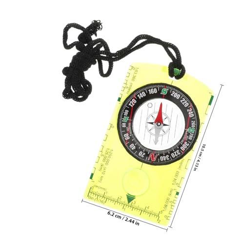 Brújula acrílica multifuncional para camping y senderismo miniatura 2