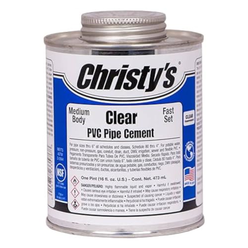 Cemento PVC Medium Body Clear IPS 1 Pint Pack 12 miniatura 1