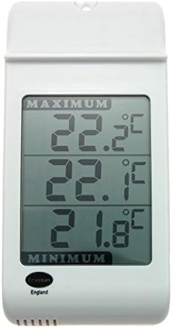 Amazon.com : Brannan Digital Max Min Greenhouse Thermometer ...