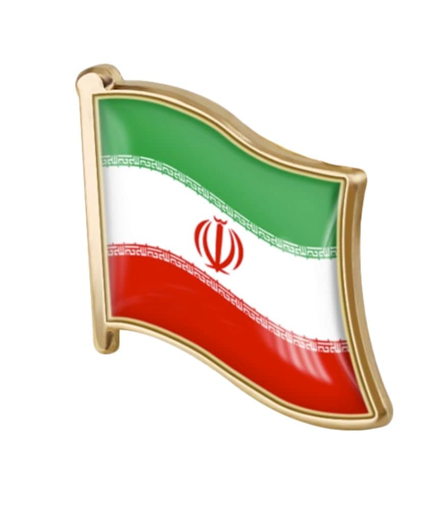 vmcoatdu Country Flag Pin Badge International Travel Brooch Metal Alloy Souvenir Pin for Hat Clothes Backpack