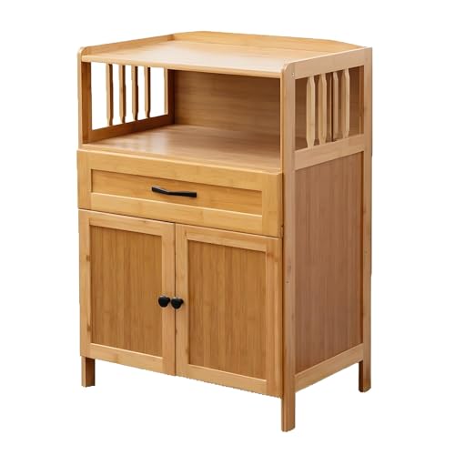 Élégant buffet 59 x 38 x 83 cm meuble de rangement chic en bois composite avec tiroir