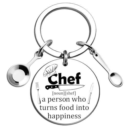 UIWIHHP Chef Gifts for Men Women Funny Chef Keychain Gift for Cooking Lovers Cool Stuff Unique...
