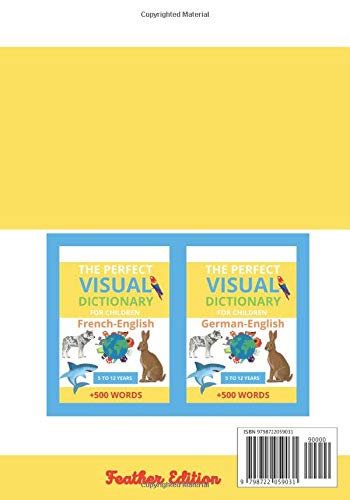 The Perfect Visual Dictionary For Children: Bilingual Picture Dictionary English-Spanish For Children, +500 Word Grades 1-5 - Image 2