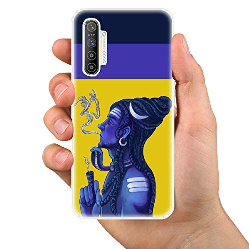 Image of Fashionury inchShiv SHAMBHU Designer Printed Shock Proof Soft Silicon Back Cover for Realme XT