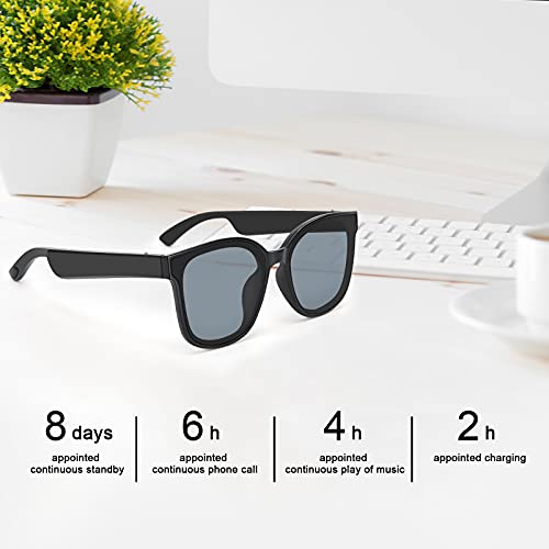 Smart Glasses Bluetooth Audio Sunglasses with Open-ear Speaker,Waterproof and UV Protection, for Men and Women,Suitable… - Image 5