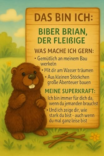 Duckshop I Plüsch Biber I Stofftier I Kuscheltier I Geschenk für Kinder
