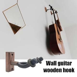 Crochet pour guitare,Support mural pour basse – Support d’affichage mural en bois pour guitare acoustique, ukulélé, guitares électriques Aznever - Les Beatles, Paul McCartney, John Lennon, RIngo Starr, George Harrison Crochet pour guitare,Support mural pour basse - Support d'affichage mural en bois pour guitare acoustique, ukulélé, guitares électriques Aznever – Image 2