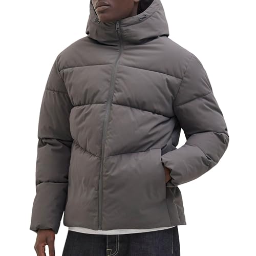 JACK & JONES Jjglobal Puffer Chaqueta Castlerock para hombre, xx_L, Castlerock., xx_l