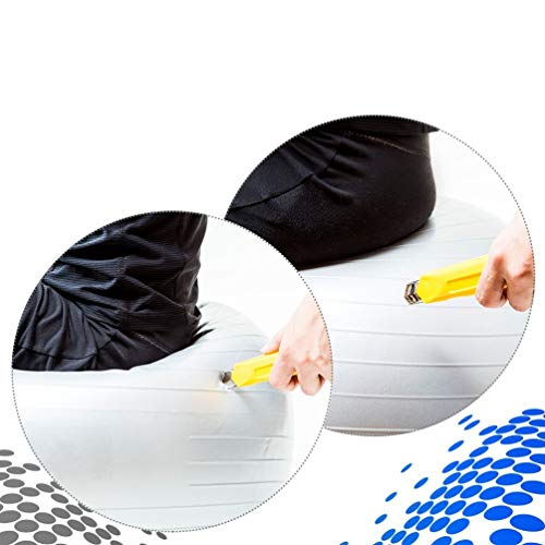 BESPORTBLE Bola de ExercÃ­cios Em Pvc Bola EcolÃ³gica Bola de Ioga Bola de Estabilidade Com Plugues